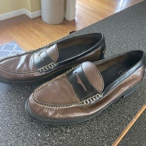 Mens Two Tone Cole Haan Penny Loafers Size 12
